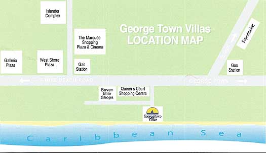 George Town Villas Condos along Seven Mile Beach